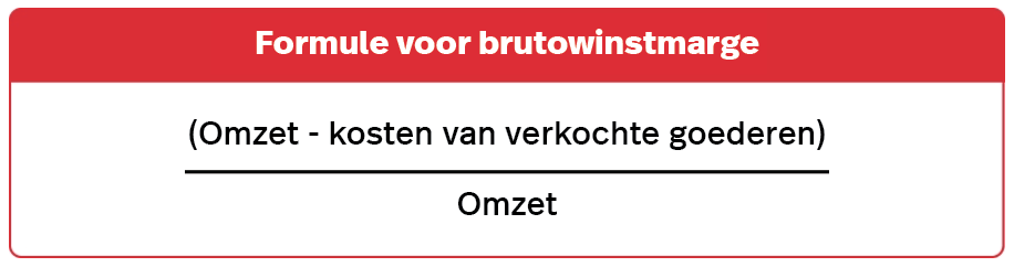 brutowinst berekenen
