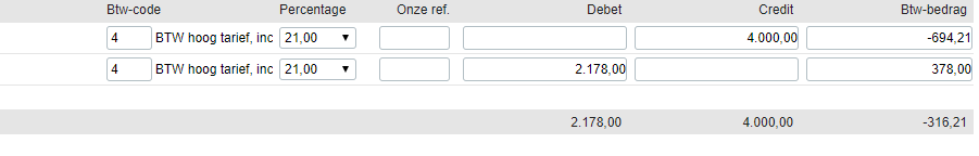 boeking bol.com factuur boekhouden