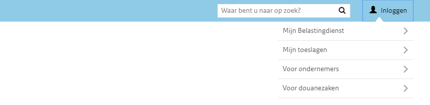 uitstel inkomstenbelasting inloggen belastingdienst