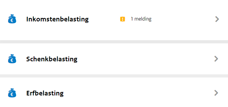 kies inkomstenbelasting