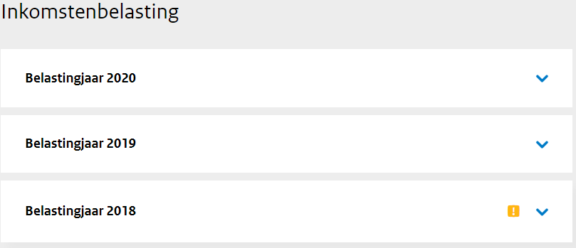 jaartal specifiek uitstel inkomstenbelasting